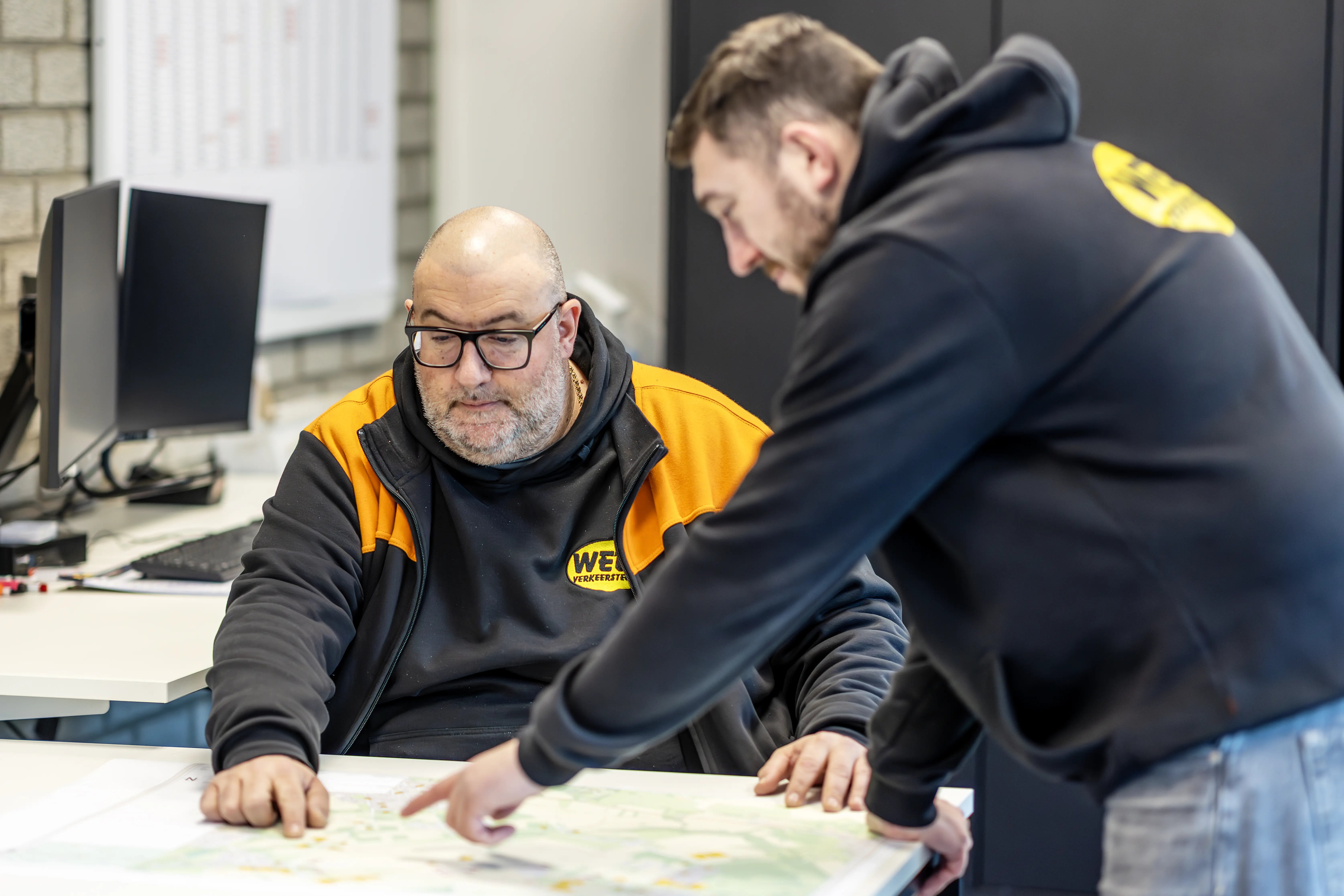WEDO team stelt verkeersplan op voor wegwerkzaamheden